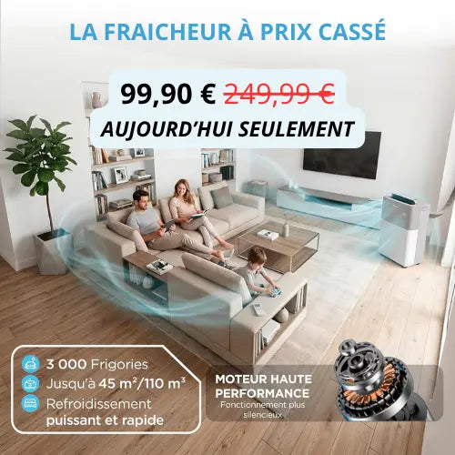 Midea PortaSplit - Refroidit comme une clim fixe, se branche comme un ventilateur